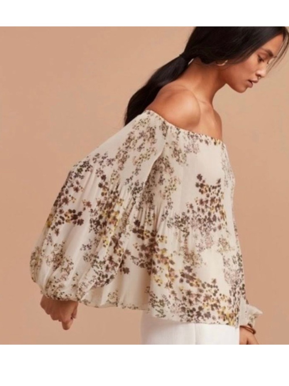Aritzia Wilfred Talence Off The Shoulder Top
